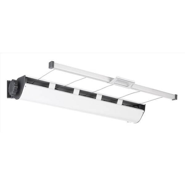Whitmor Whitmor 4.92 in. H X 36.61 in. W X 8.07 in. D Metal Hanging Collapsible Clothes Drying Rack 6242-8750 - main